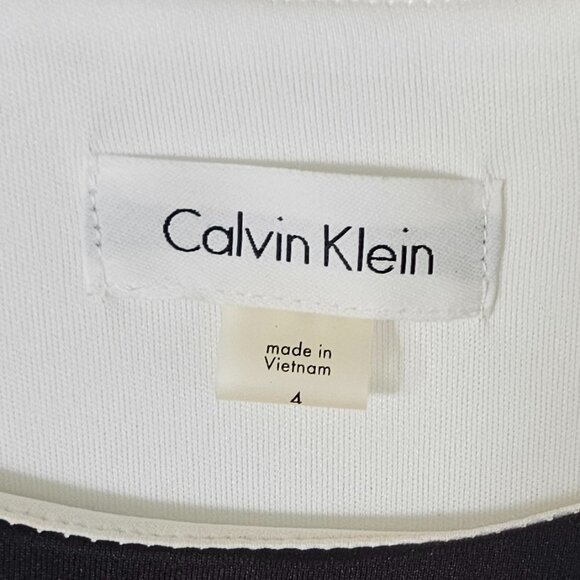 Calvin Klein Sleeveless Colorblock Sheath Dress - Picture 2 of 7